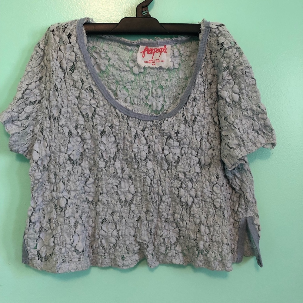 Free People Lace Crop Top